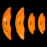 Custom Brake Caliper Covers for Mini in Orange Color – Set of 4 + Warranty