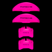 Custom Brake Caliper Covers for Porsche in Fuchsia Color – Set of 4 + Warranty
