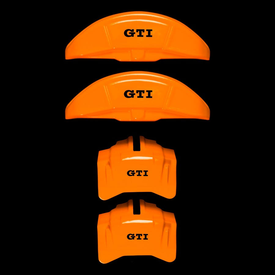 Custom Brake Caliper Covers for Volkswagen in Orange Color – Set of 4 + Warranty