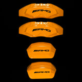 Brake Caliper Covers for Mercedes-Benz C43 2015-2018 – AMG Style in Orange Color – Set of 4 + Warranty