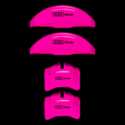 Custom Brake Caliper Covers for Audi in Fuchsia Color – Set of 4 + Warranty