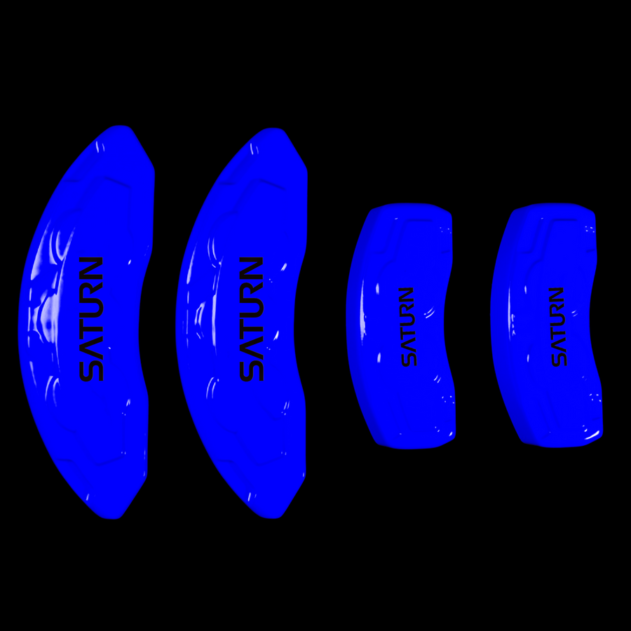 Custom Brake Caliper Covers for Saturn in Blue Color – Set of 4 + Warranty
