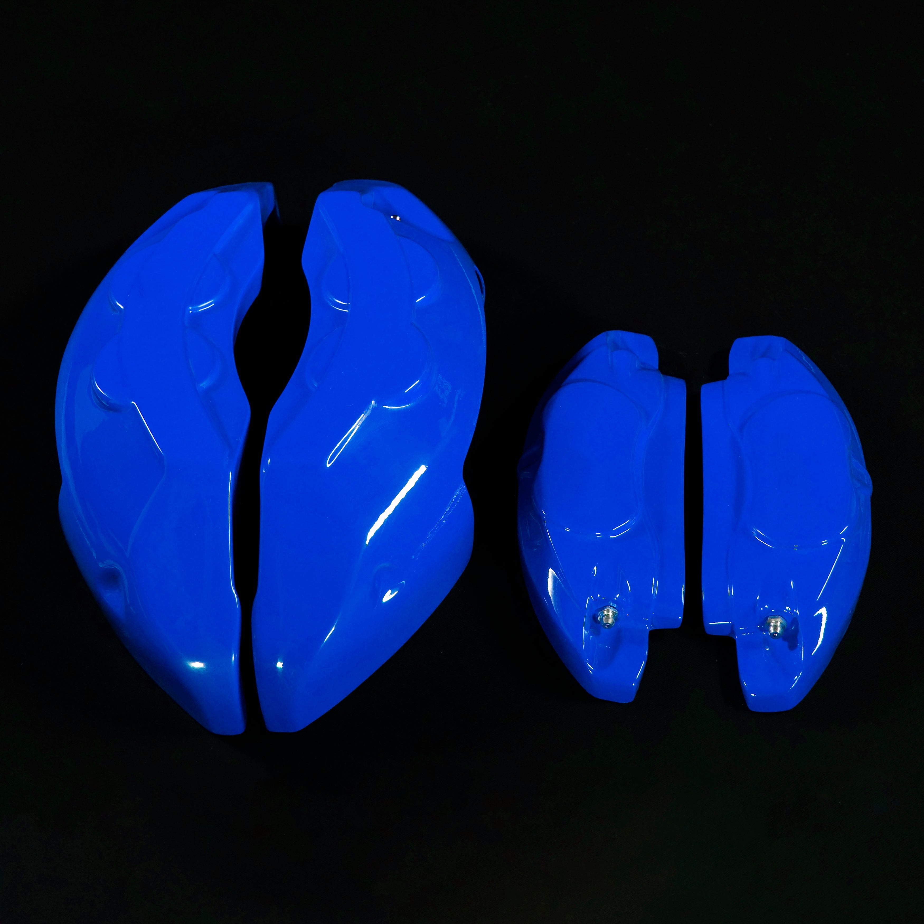 Custom Brake Caliper Covers for BMW – M Style in Blue Color – Set of 4 + Warranty