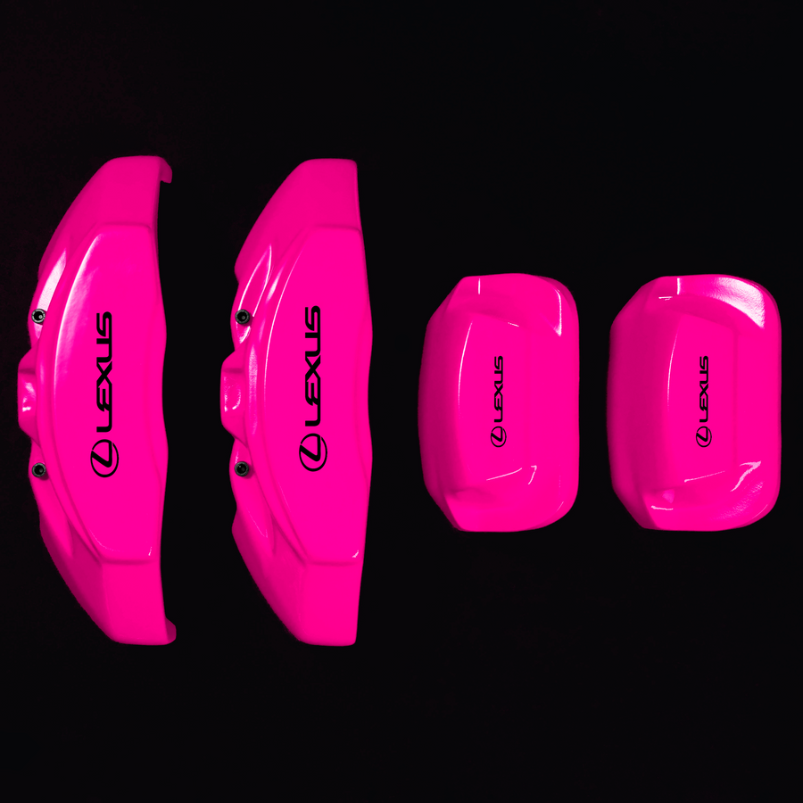 Custom Brake Caliper Covers for Lexus in Fuchsia Color – Set of 4 + Warranty