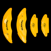 Custom Brake Caliper Covers for Subaru in Yellow Color – Set of 4 + Warranty