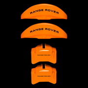 Custom Brake Caliper Covers for Land Rover in Orange Color – Set of 4 + Warranty
