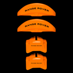 Custom Brake Caliper Covers for Land Rover in Orange Color – Set of 4 + Warranty