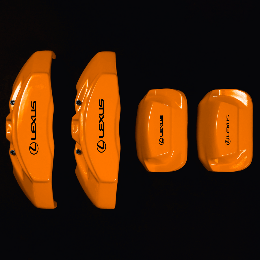Custom Brake Caliper Covers for Lexus in Orange Color – Set of 4 + Warranty