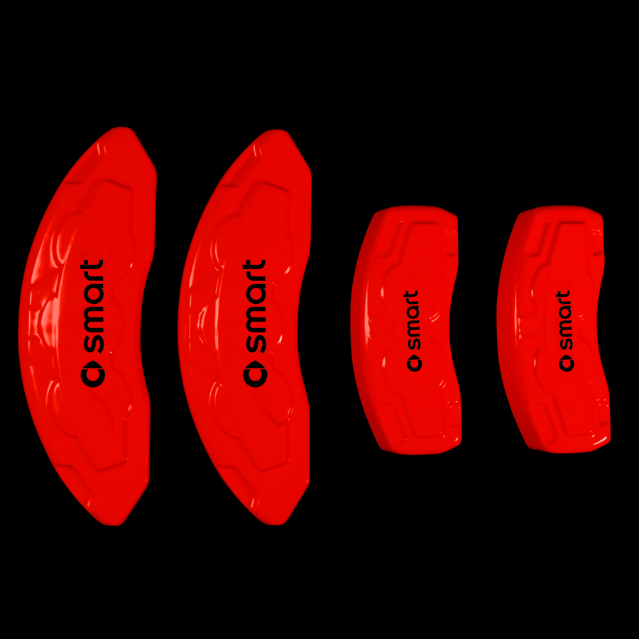 Custom Brake Caliper Covers for Smart in Red Color – Set of 4 + Warranty