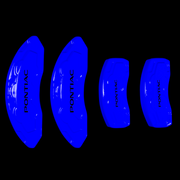 Custom Brake Caliper Covers for Pontiac in Blue Color – Set of 4 + Warranty