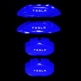 Brake Caliper Covers for Tesla Model X 2021-2023 in Blue Color – Set of 4 + Warranty