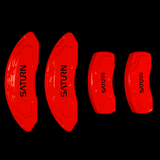 Custom Brake Caliper Covers for Saturn in Red Color – Set of 4 + Warranty