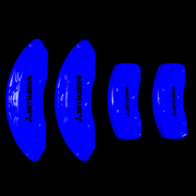 Custom Brake Caliper Covers for Mitsubishi in Blue Color – Set of 4 + Warranty