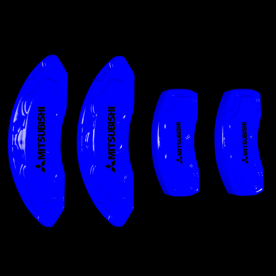 Custom Brake Caliper Covers for Mitsubishi in Blue Color – Set of 4 + Warranty