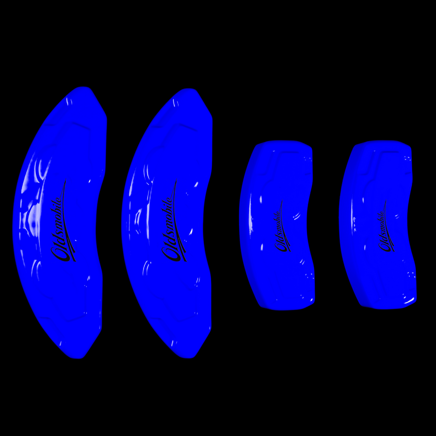 Custom Brake Caliper Covers for Oldsmobile in Blue Color – Set of 4 + Warranty