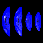 Custom Brake Caliper Covers for Subaru in Blue Color – Set of 4 + Warranty