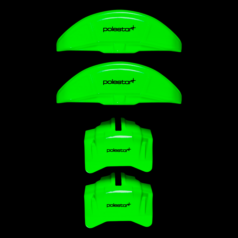 Custom Brake Caliper Covers for Polestar in Green Color – Set of 4 + Warranty