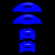 Custom Brake Caliper Covers for Saab in Blue Color – Set of 4 + Warranty