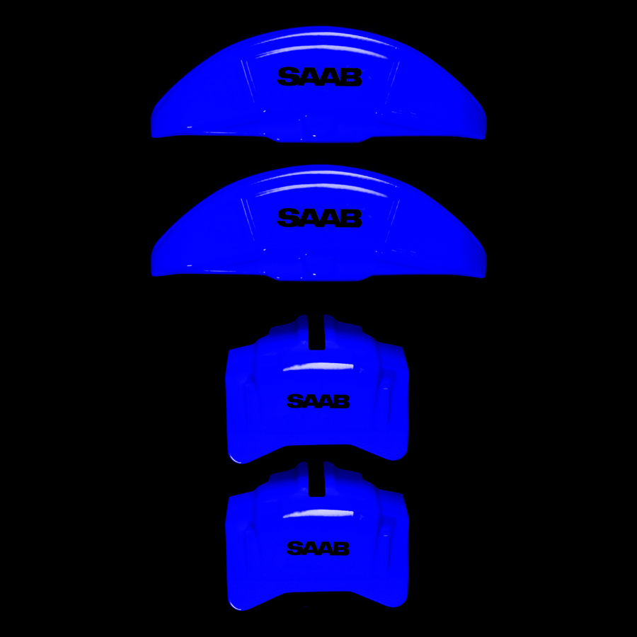 Custom Brake Caliper Covers for Saab in Blue Color – Set of 4 + Warranty