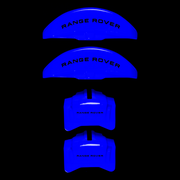 Custom Brake Caliper Covers for Land Rover in Blue Color – Set of 4 + Warranty