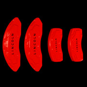 Custom Brake Caliper Covers for Lincoln in Red Color – Set of 4 + Warranty