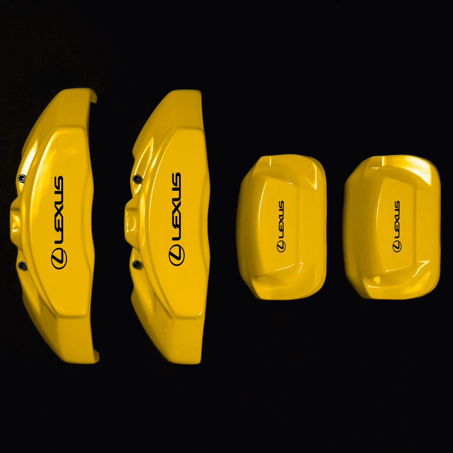 Custom Brake Caliper Covers for Lexus in Yellow Color – Set of 4 + Warranty