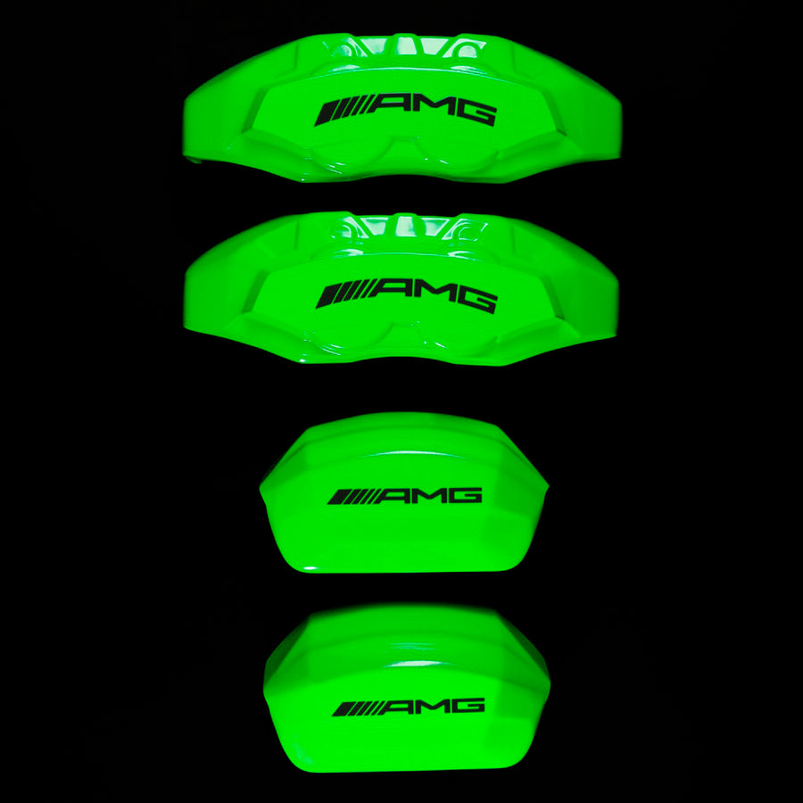 Brake Caliper Covers for Mercedes-Benz C43 2015-2018 – AMG Style in Green Color – Set of 4 + Warranty