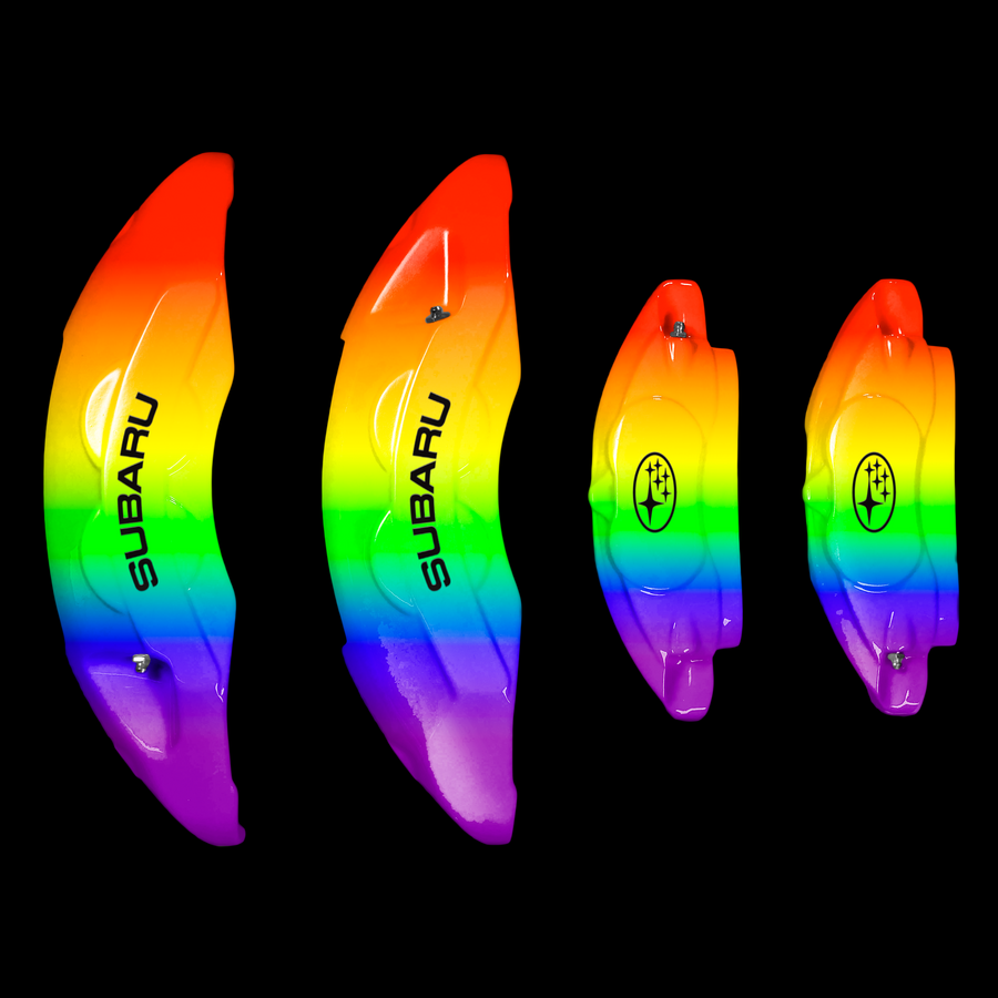 Custom Brake Caliper Covers for Subaru in Custom Color – Set of 4 + Warranty