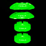 Brake Caliper Covers for Tesla Model X 2021-2023 in Green Color – Set of 4 + Warranty