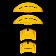 Custom Brake Caliper Covers for Land Rover in Yellow Color – Set of 4 + Warranty
