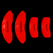 Custom Brake Caliper Covers for Toyota in Red Color – Set of 4 + Warranty