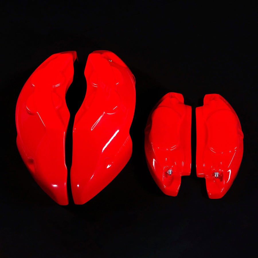 Custom Brake Caliper Covers for BMW in Red Color – Set of 4 + Warranty