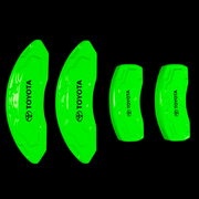 Custom Brake Caliper Covers for Toyota in Green Color – Set of 4 + Warranty
