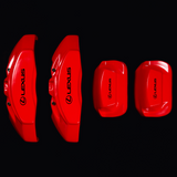 Custom Brake Caliper Covers for Lexus in Red Color – Set of 4 + Warranty