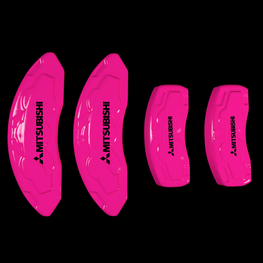 Custom Brake Caliper Covers for Mitsubishi in Fuchsia Color – Set of 4 + Warranty