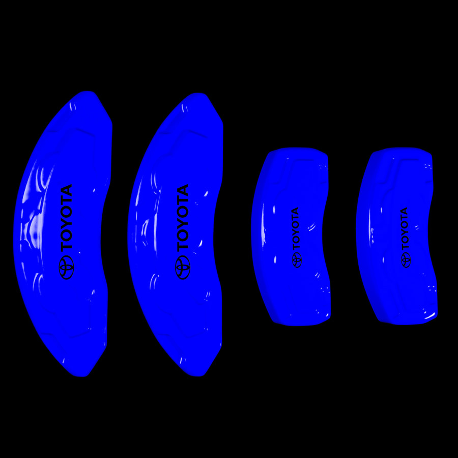 Custom Brake Caliper Covers for Toyota in Blue Color – Set of 4 + Warranty