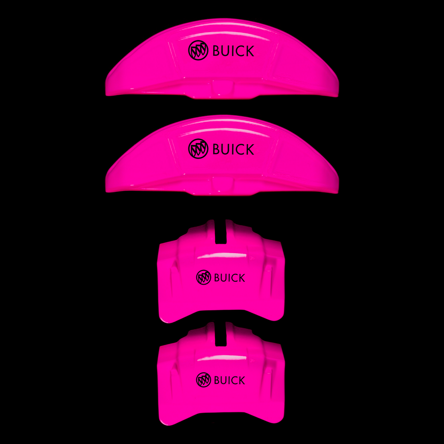 Custom Brake Caliper Covers for Buick in Fuchsia Color – Set of 4 + Warranty