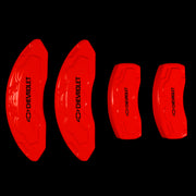 Custom Brake Caliper Covers for Chevrolet in Red Color – Set of 4 + Warranty