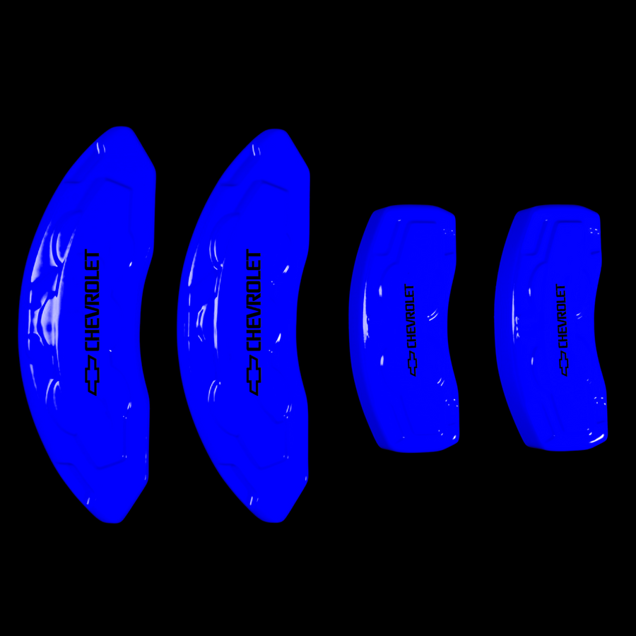 Custom Brake Caliper Covers for Chevrolet in Blue Color – Set of 4 + Warranty
