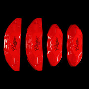 Custom Brake Caliper Covers for Cadillac in Red Color – Set of 4 + Warranty