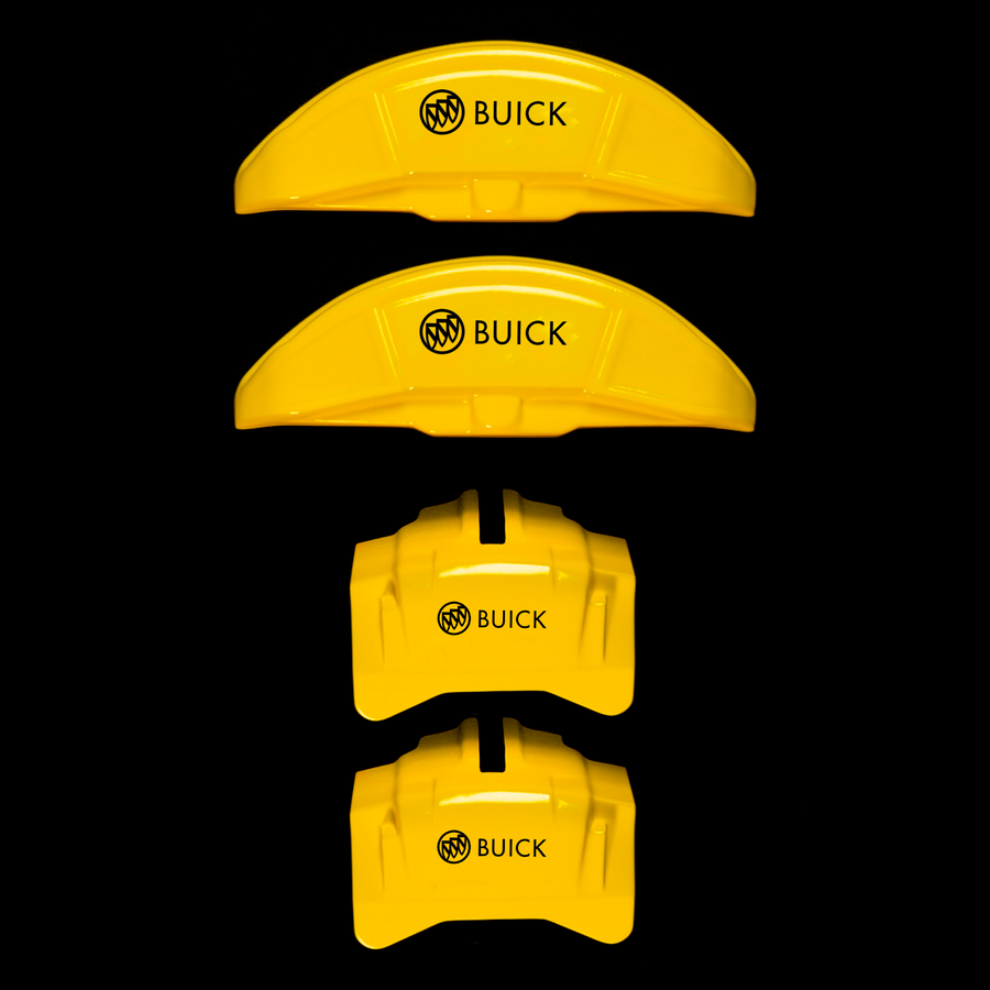 Custom Brake Caliper Covers for Buick in Yellow Color – Set of 4 + Warranty