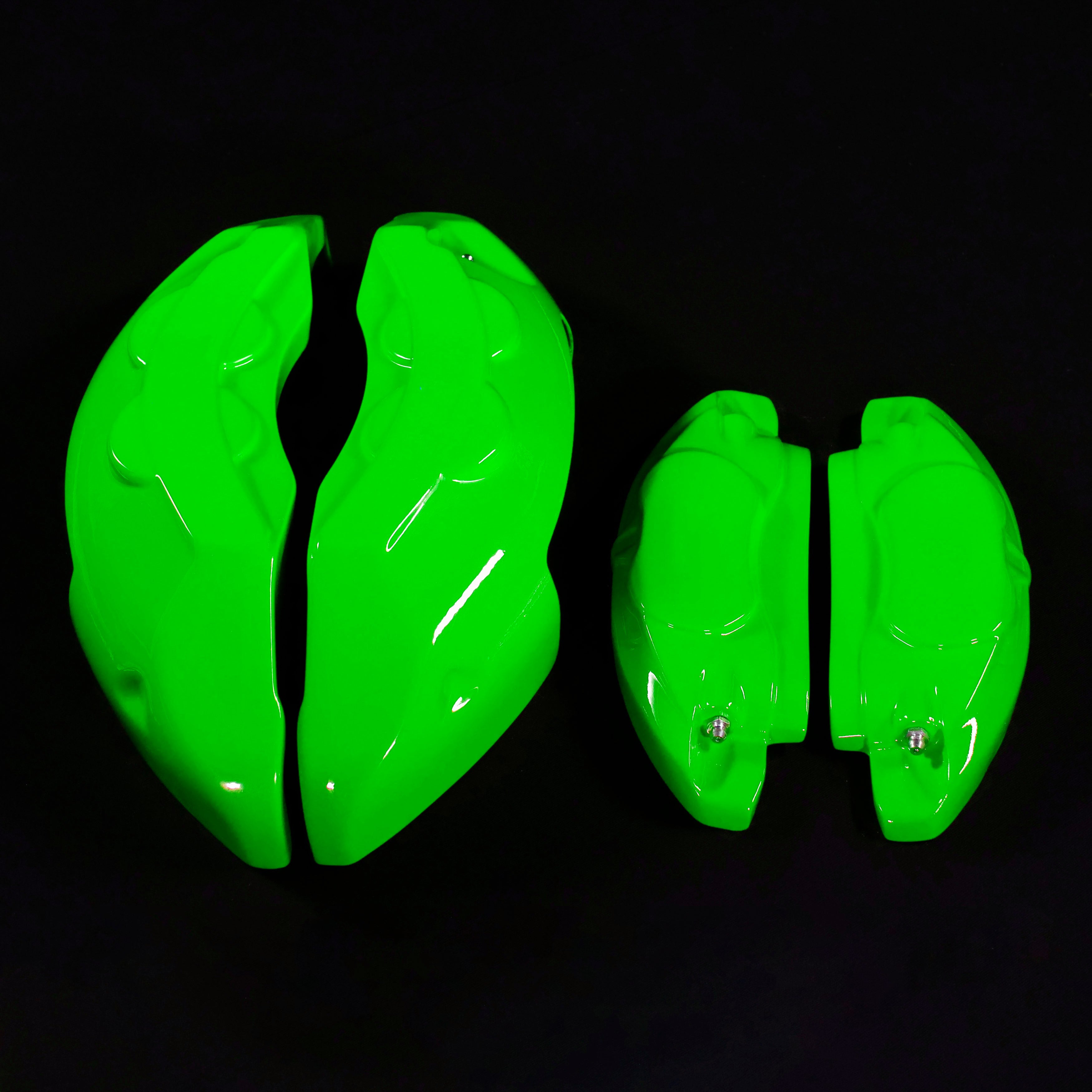 Custom Brake Caliper Covers for BMW – M Style in Green Color – Set of 4 + Warranty