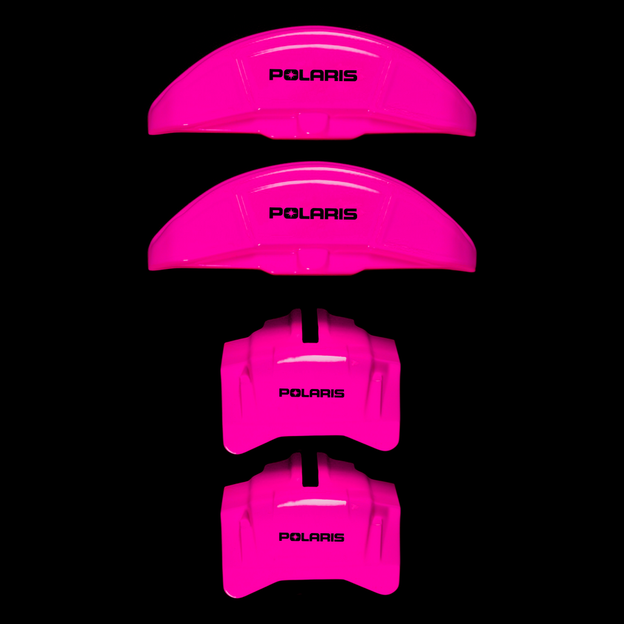 Custom Brake Caliper Covers for Polaris in Fuchsia Color – Set of 4 + Warranty