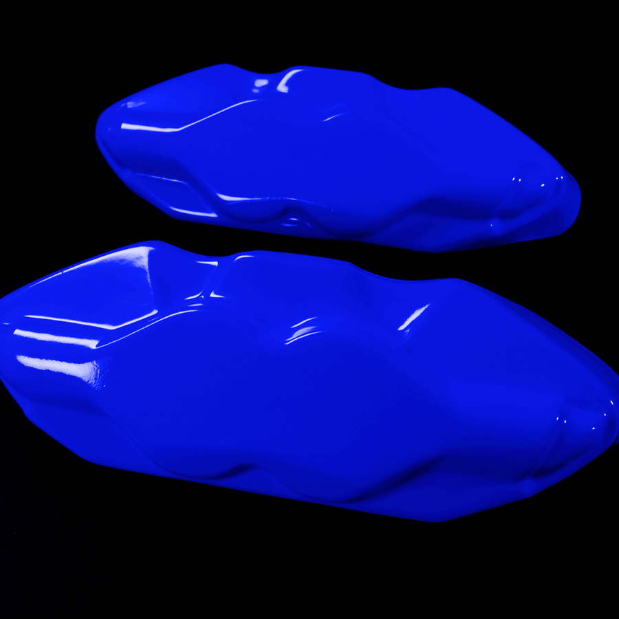 Custom Brake Caliper Covers for Cadillac in Blue Color – Set of 4 + Warranty