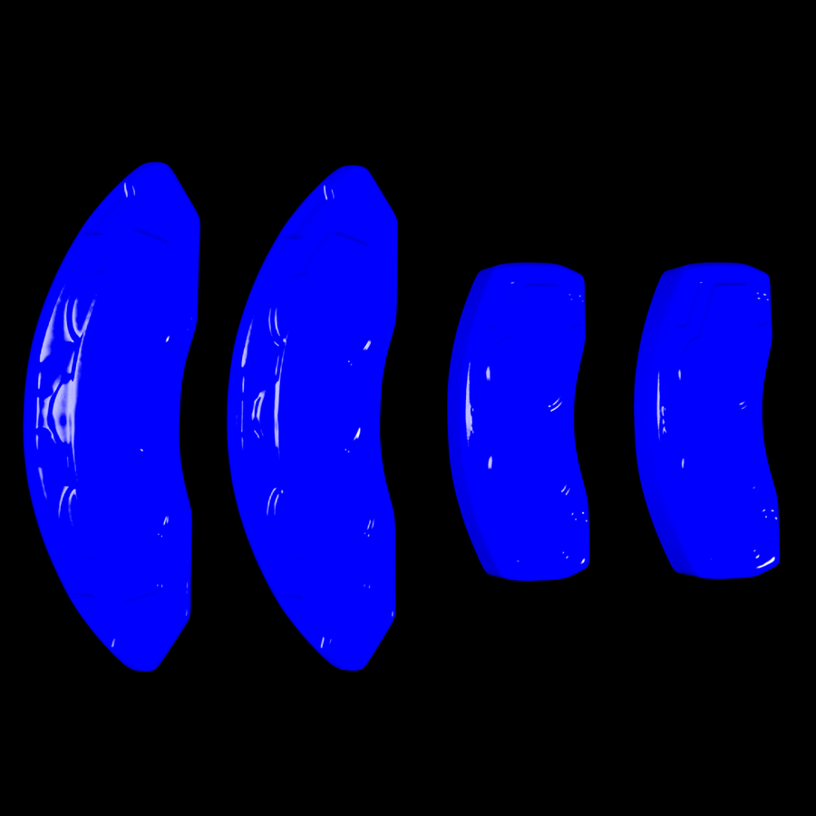 Custom Brake Caliper Covers for Hummer in Blue Color – Set of 4 + Warranty