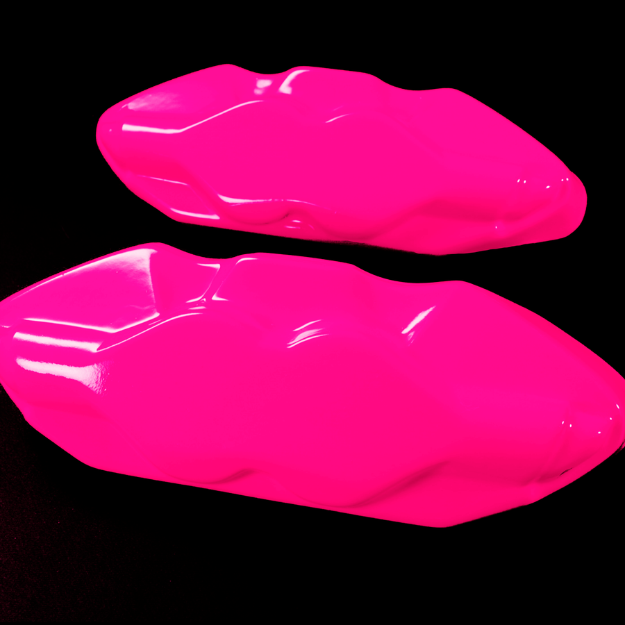 Custom Brake Caliper Covers for Cadillac in Fuchsia Color – Set of 4 + Warranty