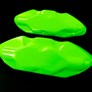 Custom Brake Caliper Covers for Cadillac in Green Color – Set of 4 + Warranty