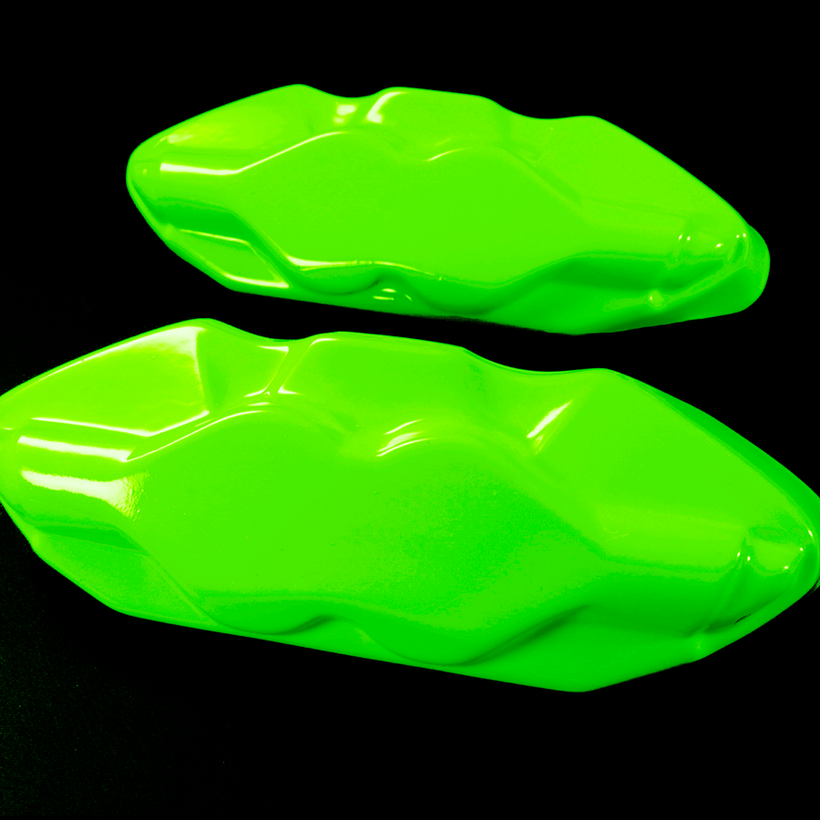 Custom Brake Caliper Covers for Cadillac in Green Color – Set of 4 + Warranty