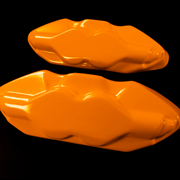Custom Brake Caliper Covers for Cadillac in Orange Color – Set of 4 + Warranty