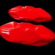 Custom Brake Caliper Covers for Cadillac in Red Color – Set of 4 + Warranty